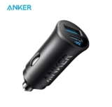 מטען מהיר לרכב 30W מבית ANKER עם חיבורי USB ו-Type C
